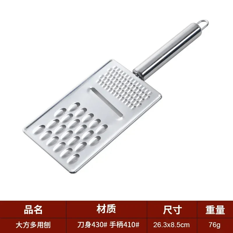 Multi-Purpose Cheese Lemon Grater for Fruit Vegetables Stainless Steel Potato Carrot Slicer Peeler Food Crusher Kitchen Gadgets