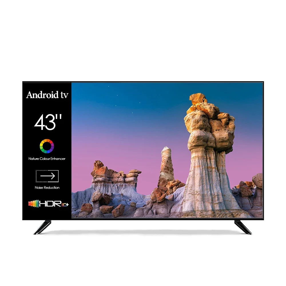 43 Inch Smart TV 4K Ultra HD Flat Screen LED TV Big Screen WiFi Inteligentes Television