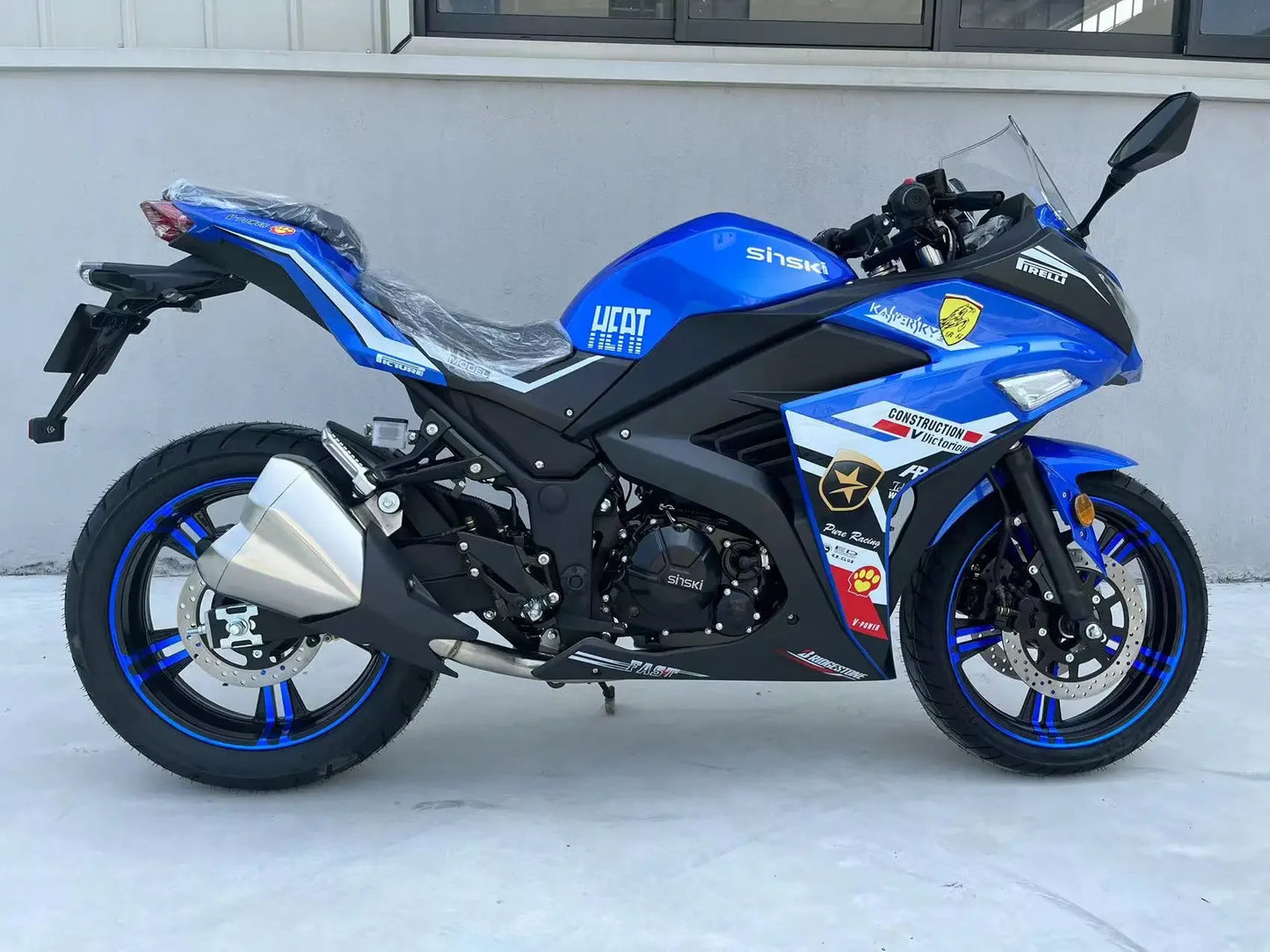 Hot selling New Design  big motor 200cc  for adult  powered gas motorcycle scooter