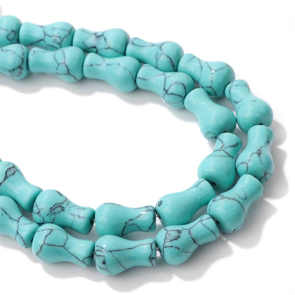 8x12mm Natural Vase Shape Stone Beads Agates Opal Tiger Eye Gems Bead Polished Spacer Loose Beads for Jewelry Making Handmade