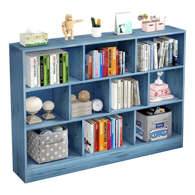 Children's bookshelf shelf Living room floor-to-ceiling kindergarten low bookcase Simple storage cabinet New storage for student