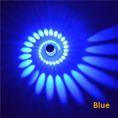 Modern LED Ceiling Light 3W RGB Wall Sconce For Art Gallery Decoration Living Room Front Balcony Porch Corridors Lamp Fixture