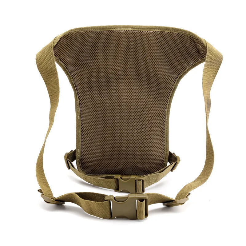 Male Hip Thigh Fanny Pack  Camouflage Motorcycle Rider Multi-Pockets Shoulder Bags High Quality Men Nylon Waist Leg Bag