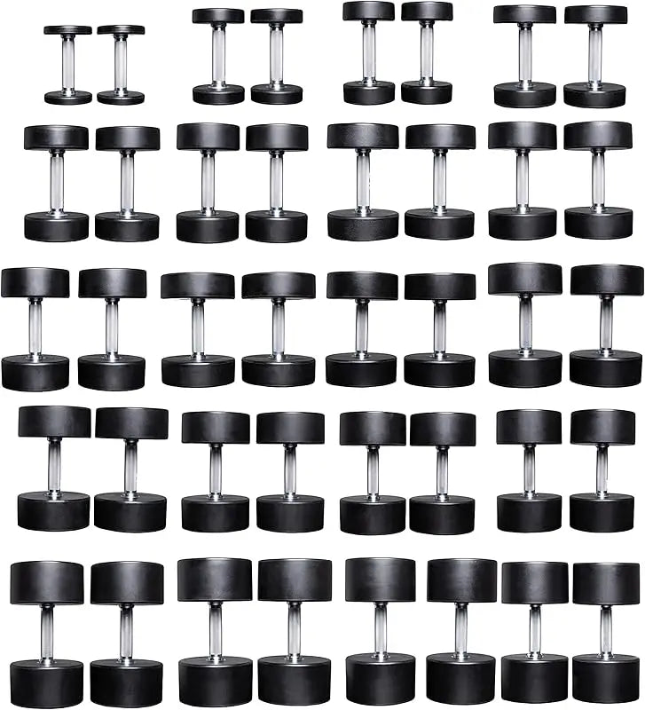 AQRep Fitness Urethane Coated Dumbbells- Idividual Pairs and Sets