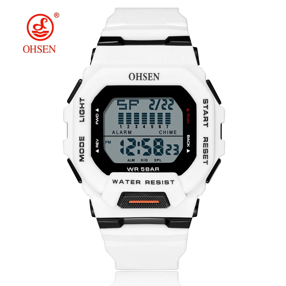 Digital Sport Watches Fashion Waterproof Black Military Men Wristwatches Electronic Hand clocks Man Watch Reloj Masculino