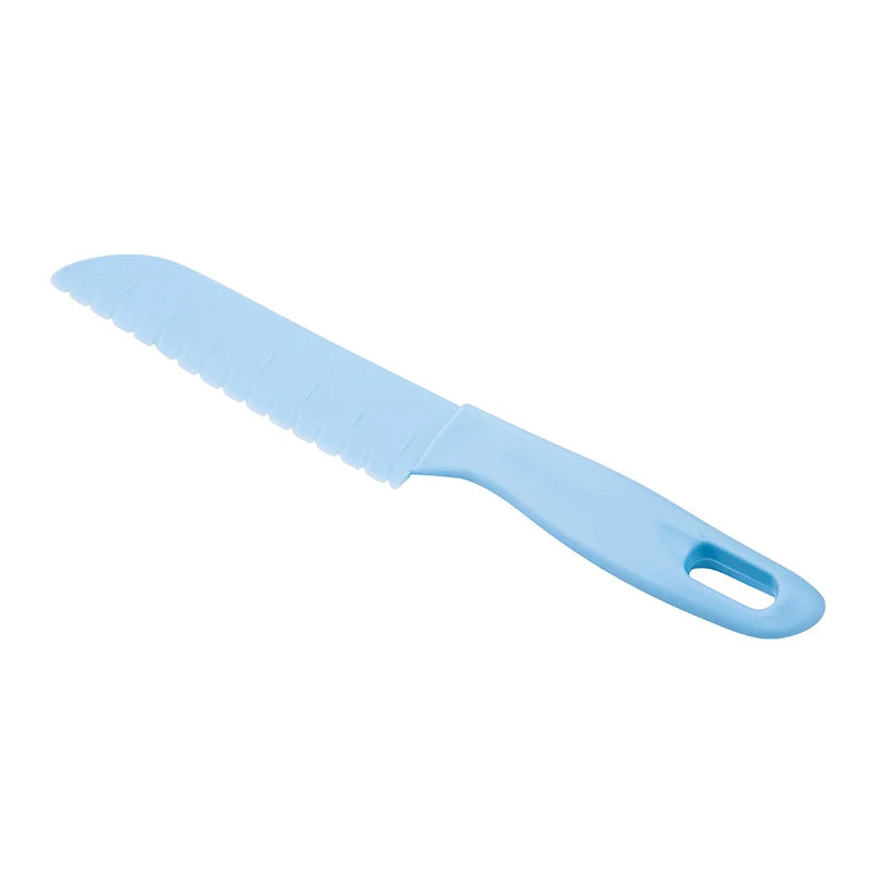 Kids Knife Plastic Fruit Sawtooth Cutter Safe Kitchen Chef Bread Lettuce Toddler Cooking Paring Knives Children's Knife For Kids