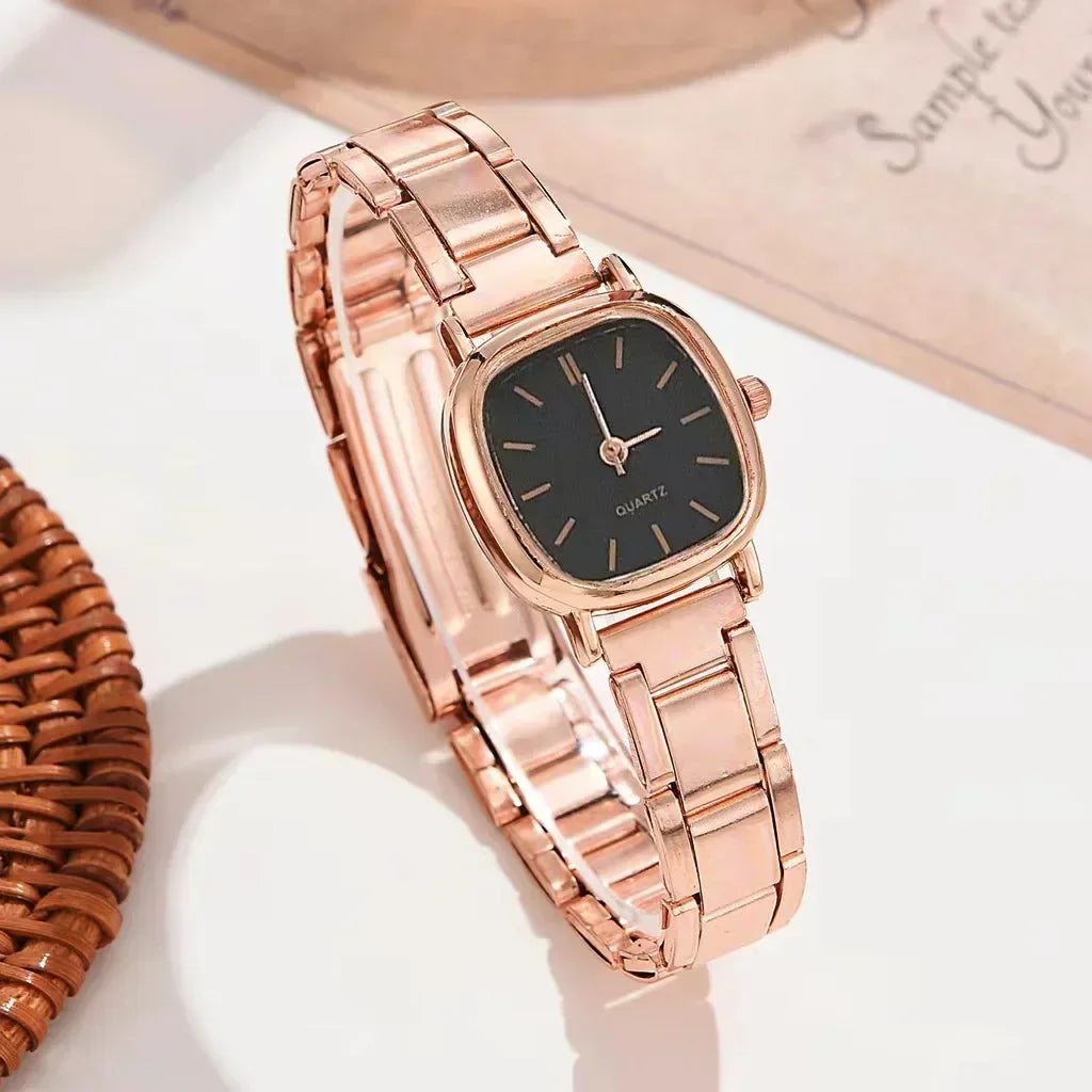 Luxury Watches for Women Fashion Analog Quartz Watch Steel Band Wristwatch Ladies Watches Casual Bracelet Watch Gifts for Women