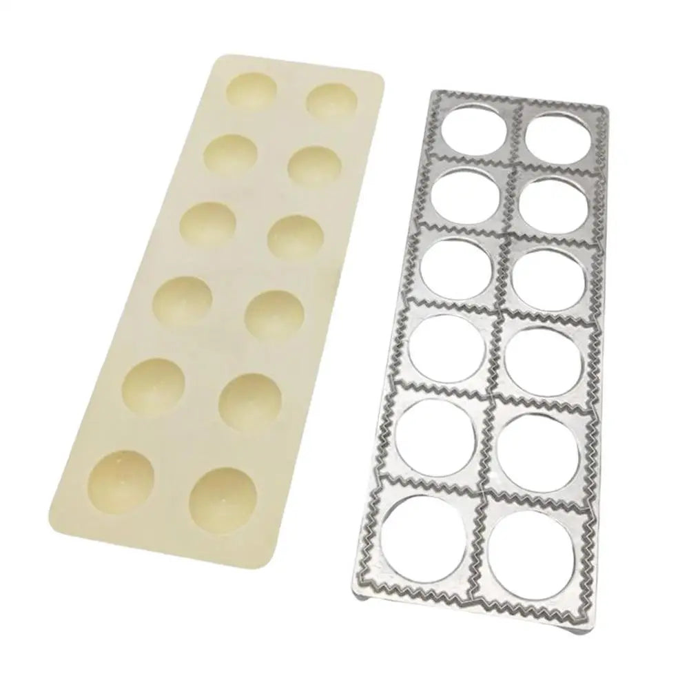 Italian Pasta Mold Ravioli Tray Plate Pin Square Edges Frame For Perfect Attachment And Shape Large Ravioli Maker