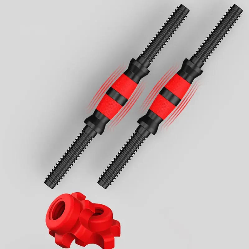1 PC dumbbell rod universal injection molded dumbbell rod rubber coated rod Adjustable dumbbells set Gym set women Leg weights
