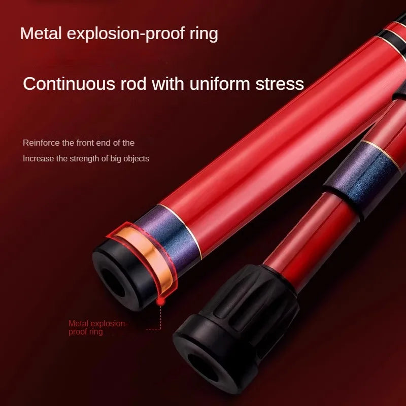 Anmanda TENGYUN Ultralight High Carbon Telescopic Rock Fishing DIp Net Pole Portable Landing Net Fishing Accessory 5m-6.5m