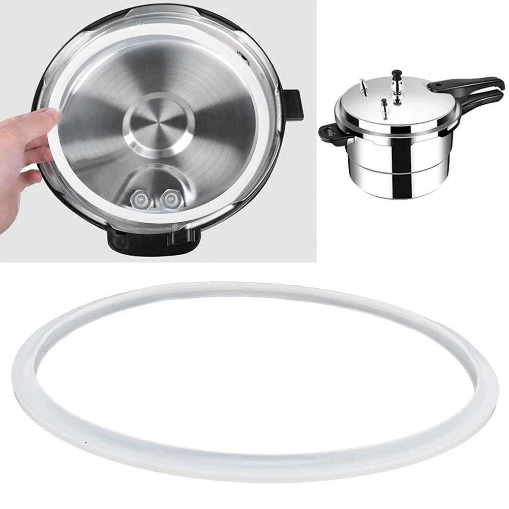 Sealing Ring Clear Silicone Seal Gasket Replacement for Stainless Steel Pressure Cooker 18 26cm Inner Diameter