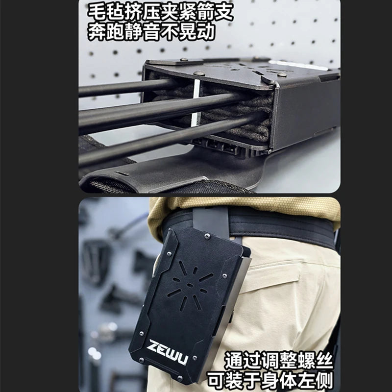 Tactical Squeeze Arrow Box Quick Draw Hunting Quiver Quiver Leg Waist Hanging Hunting Competitive Recurve Bow Riding Equipment