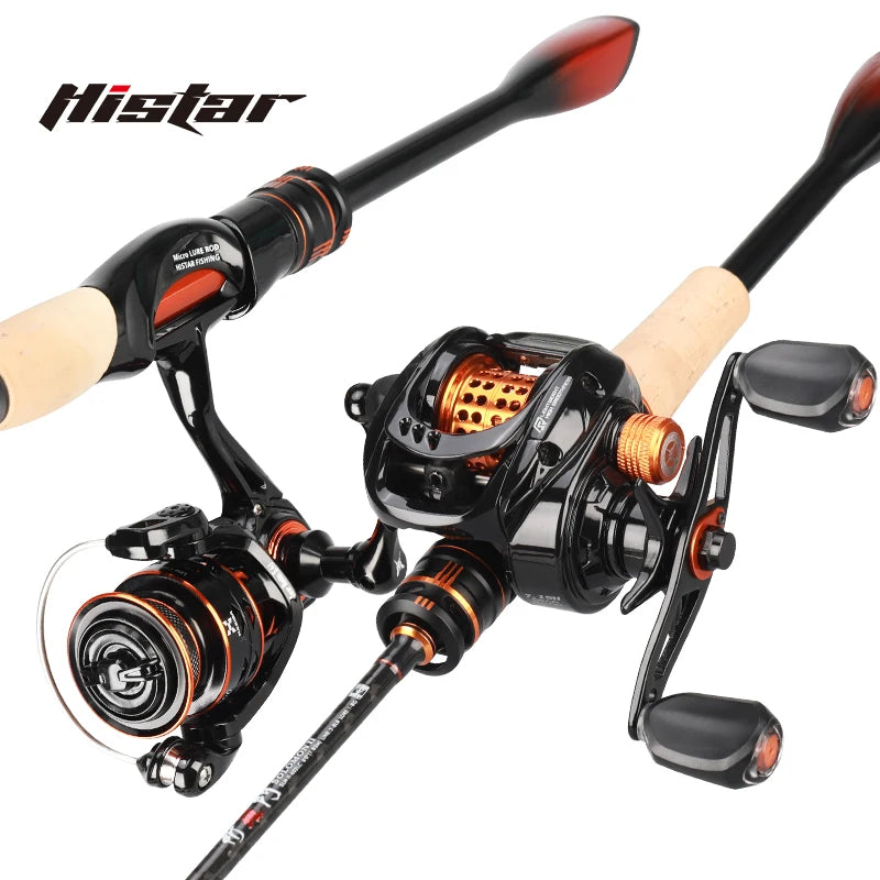 Histar S502UL C482UL C562UL Solomon II Fishing Combo Full Carbon Light Trout Rod With Metal Bait Casting Or Spinning Reel