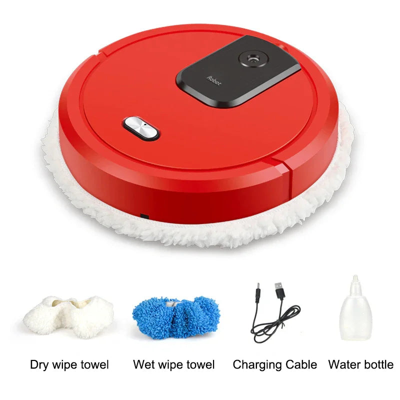 2024 New 3 IN 1 Robot Vacuum Cleaner Sweep and Wet Mopping Floors&Carpet Run Wireless Floor Machine USB Reharge Sweeping Robot