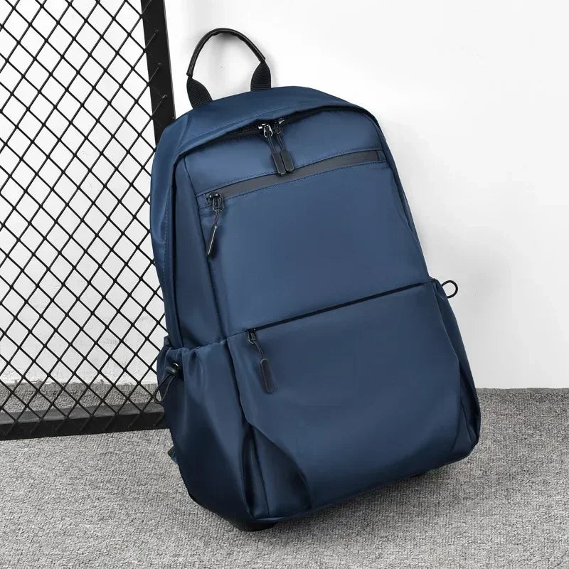 High Capacity Solid Zipper Waterproof Nylon Backpacks Business Computer Bag 2024 Hot Sale Man's Bag Paquete Masculino Mochila 가방