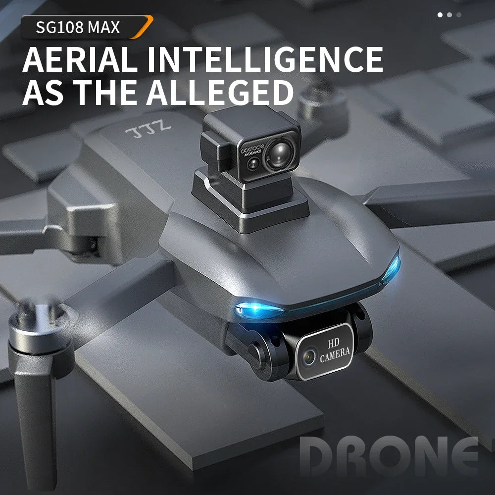 SG108 Max GPS Drone 4K Dual HD Camera 2-Axis Gimbal Professional Obstacle Avoidance Foldable Rc 1200M Quadcopter Helicopter Toys
