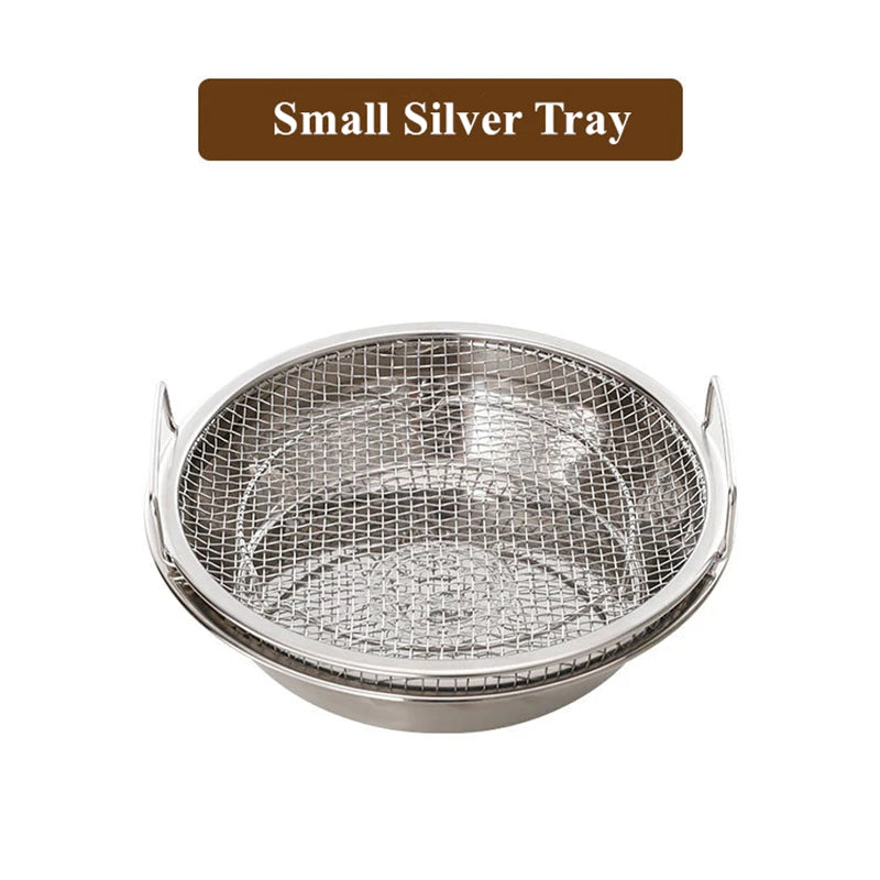 304 Stainless Steel French Fries Basket with Handle Food Skimmer Oil Filter Snack Tray Cooking Strainer Plate Kitchen Utensils