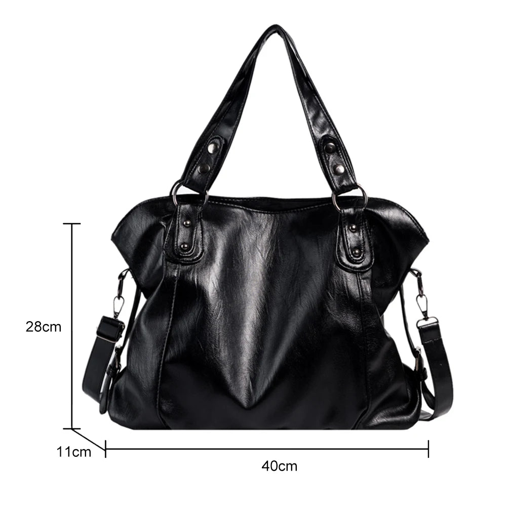 Large Totes Bag Women Shoulder Bags Large Capacity Crossbody Bags Leather Shoulder Side Tote Bag Female Shopper Handbags Wallet