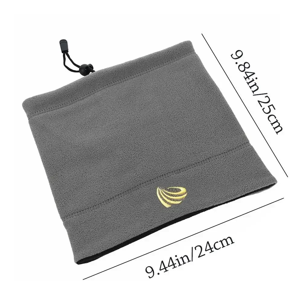 Winter Polar Fleece Neck Scarf Thick Cycling Headwear Bandana Fishing Skating Running Sport Scarf Face Mask for Camping Hiking