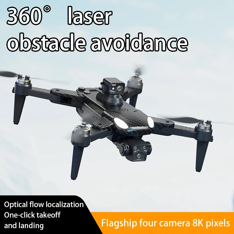 Mini Drone 8K 5G GPS Professional FPV Dron 4K Camera RC Quadcopter Obstacle Avoidance Aerial Aircraft Helicopter Foldable