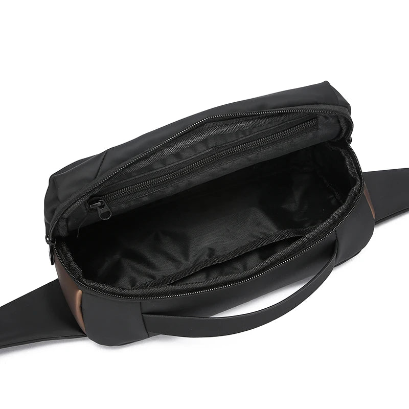 Fashion Business Waist Bag Multifunction Fanny Pack Men Belt Bag Casual Travel Storage Shoulder Crossbody Chest Bag Male Handbag