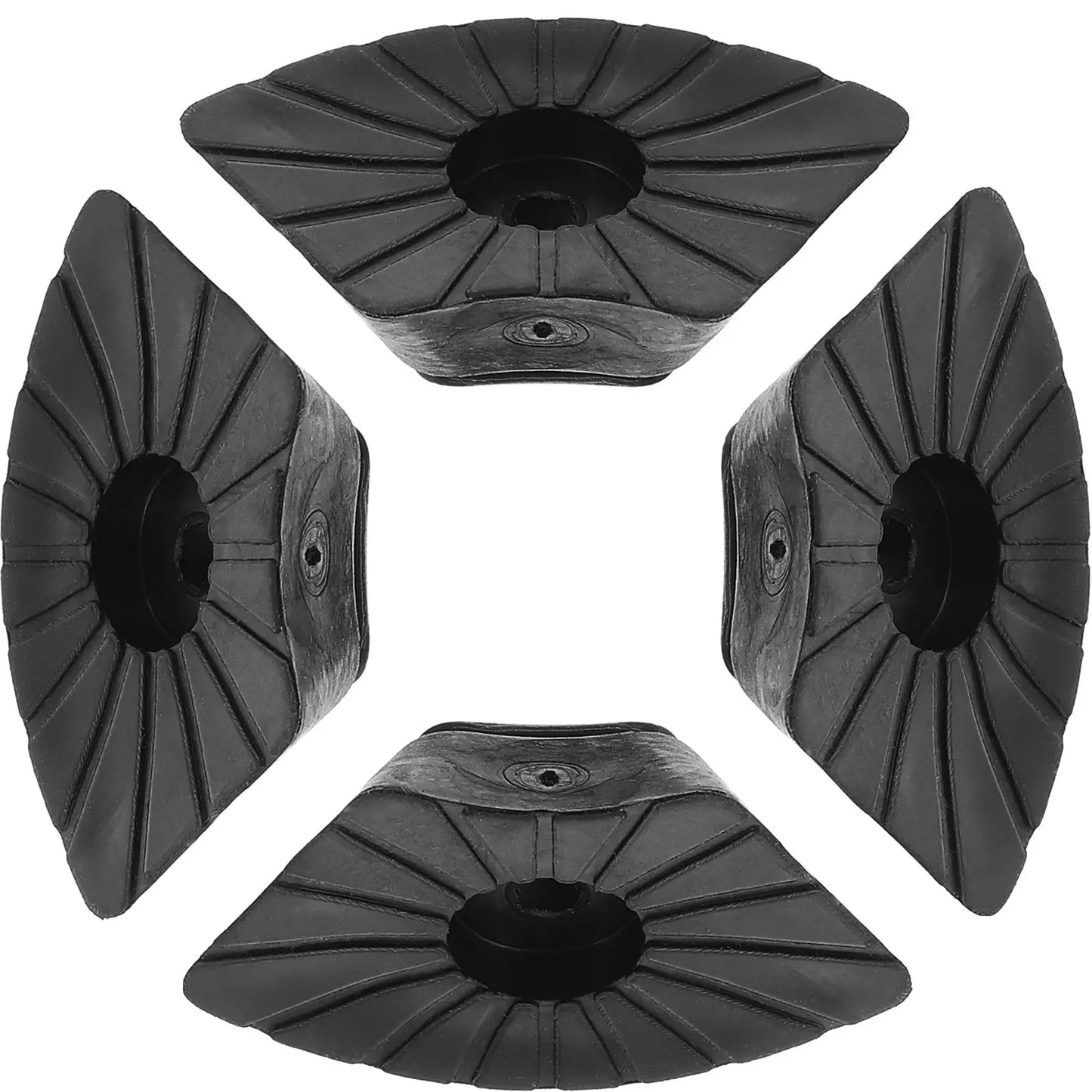 4 Pcs Non-slip Feet Walking Stick Ends Pole Parts Crutch Cane Foot Covers Anti-skid Pad Plastic Trekking Tips Elder