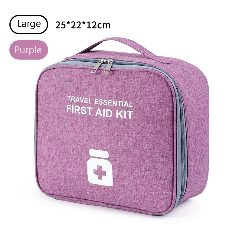 Home Travel First Aid Kit Large Capacity Empty Medicine Storage Bag Portable Medical Box Survival Case Outdoor Emergency Bag