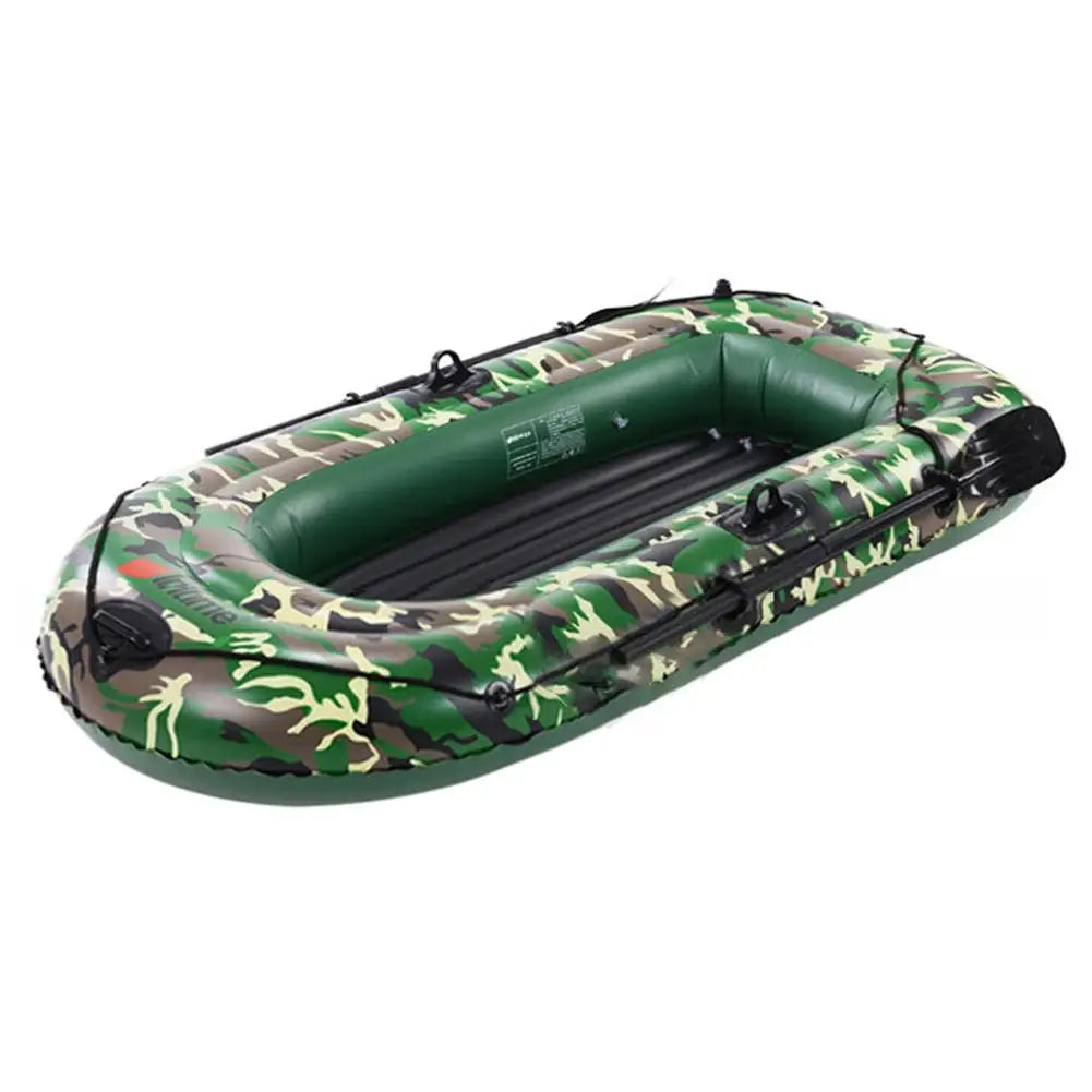 Iatable Boat 10ft 2~4 Person Iatable Boat Set with Paddles Air Pump PVC Kayak Canoe Boat Set for Drifting Kayak CanoeBoat