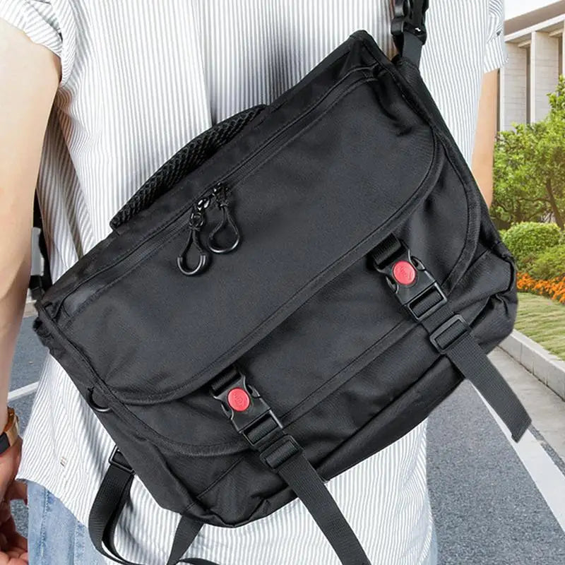 Men's Messenger Bag Crossbody Waterproof Bag Waterproof Messenger Bag Camping Crossbody Bag Large Capacity For Riding Hiking