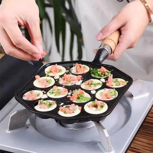 14 Holes Takoyaki Maker Non Stick Octopus Ball Plate Home Cooking Baking Forms Mold Tray Octopus Ball Baking Tray Kitchen Tools