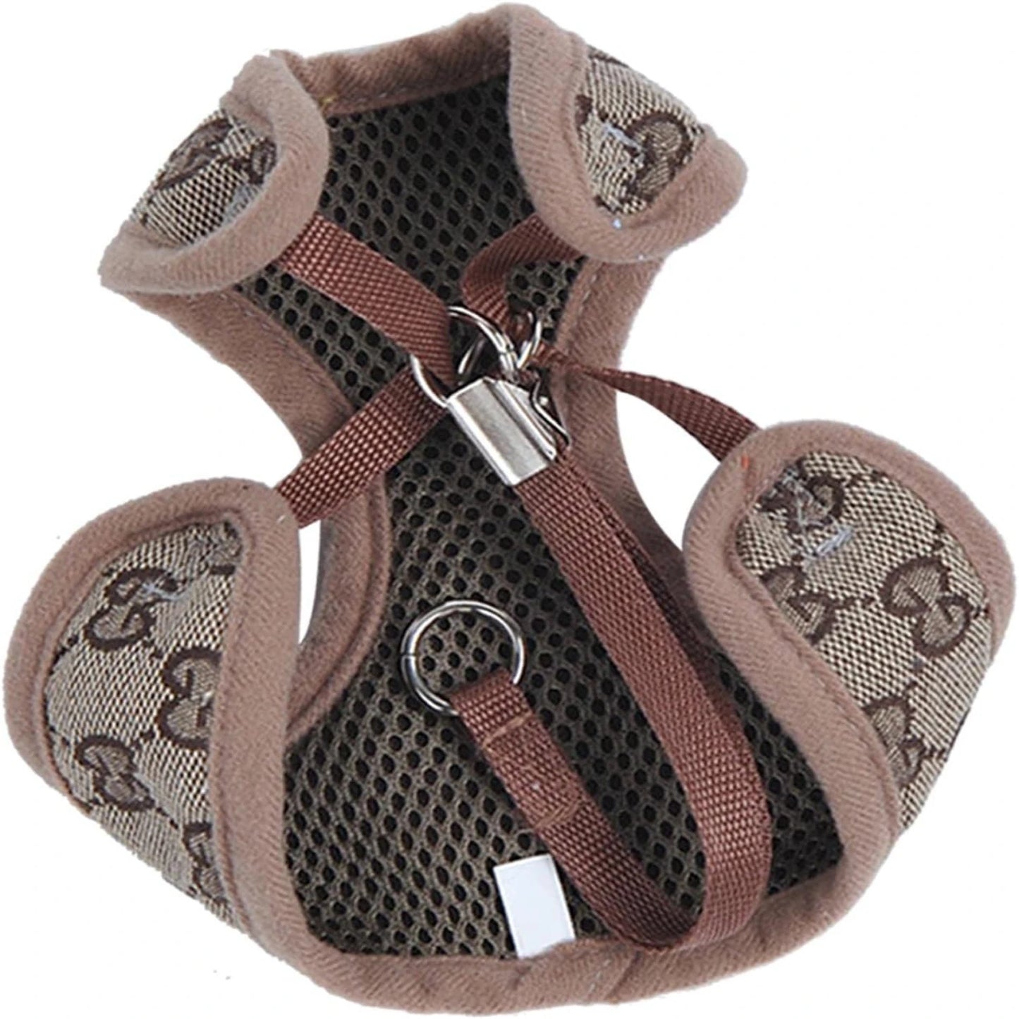 Adjustable, Lightweight, Escape-Proof Soft Pet Harness Leash Belt for Pet Jogging and Dog Training, Polyester Material