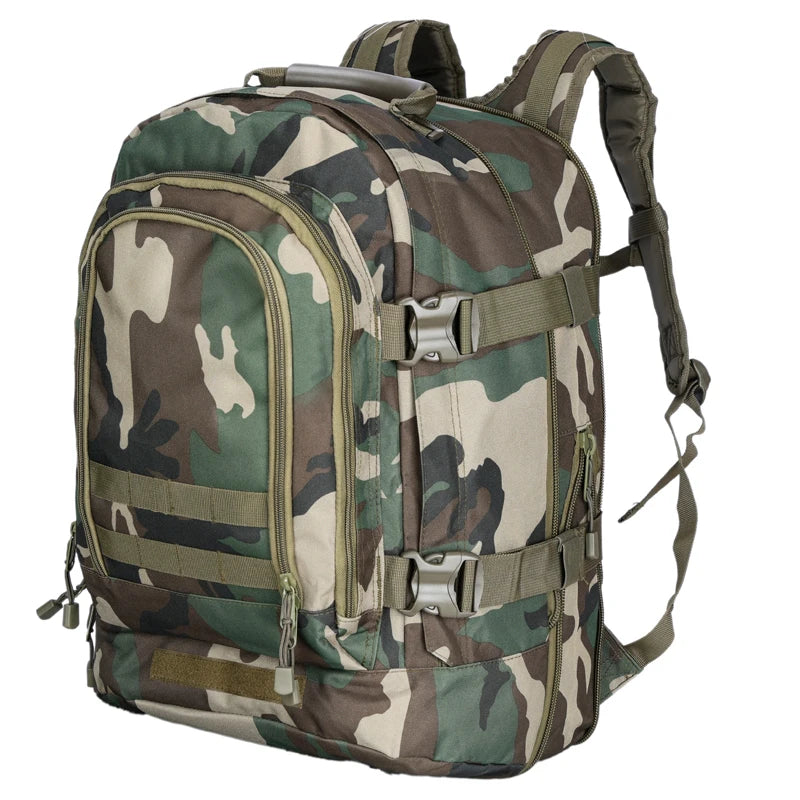 60L Men Tactical Backpack Military Camouflage Backpacks Outdoor Hking Traveling Trekking Hunting Bag Large Capacity 8 Colors Ava