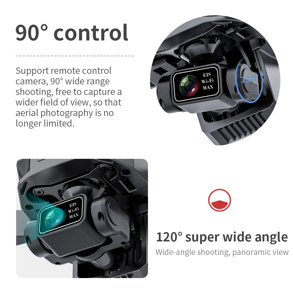 KF101 MAXS GPS Drone 4K Camera 3-Axis Gimbal Brushless Anti-Shake EIS HD Camera Drone 5KM Flight RC Drone Ship from US