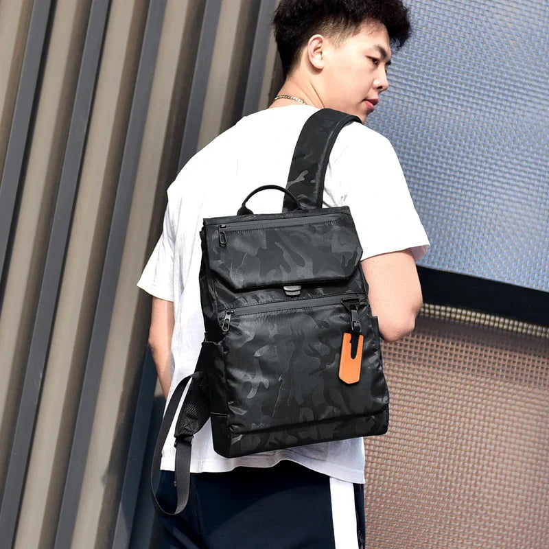 Fashion Waterproof High Quality Business Casual Men's Backpacks Durable Luxury Designer Laptop Backpack with USB Charging Port