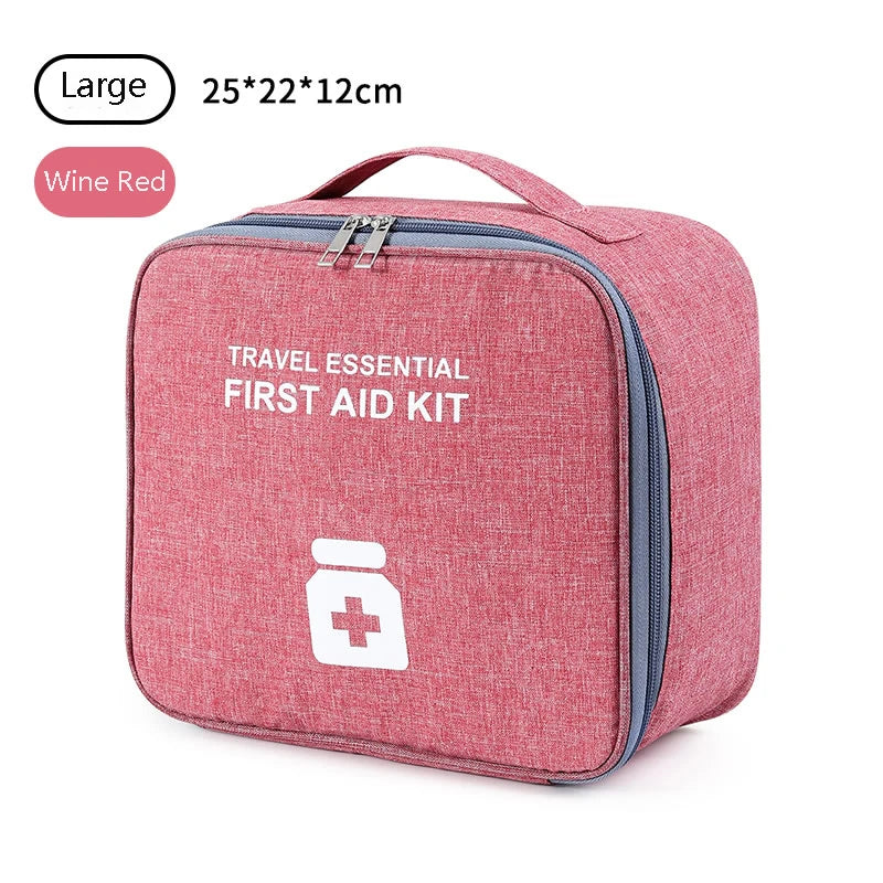 Home Travel First Aid Kit Large Capacity Empty Medicine Storage Bag Portable Medical Box Survival Case Outdoor Emergency Bag