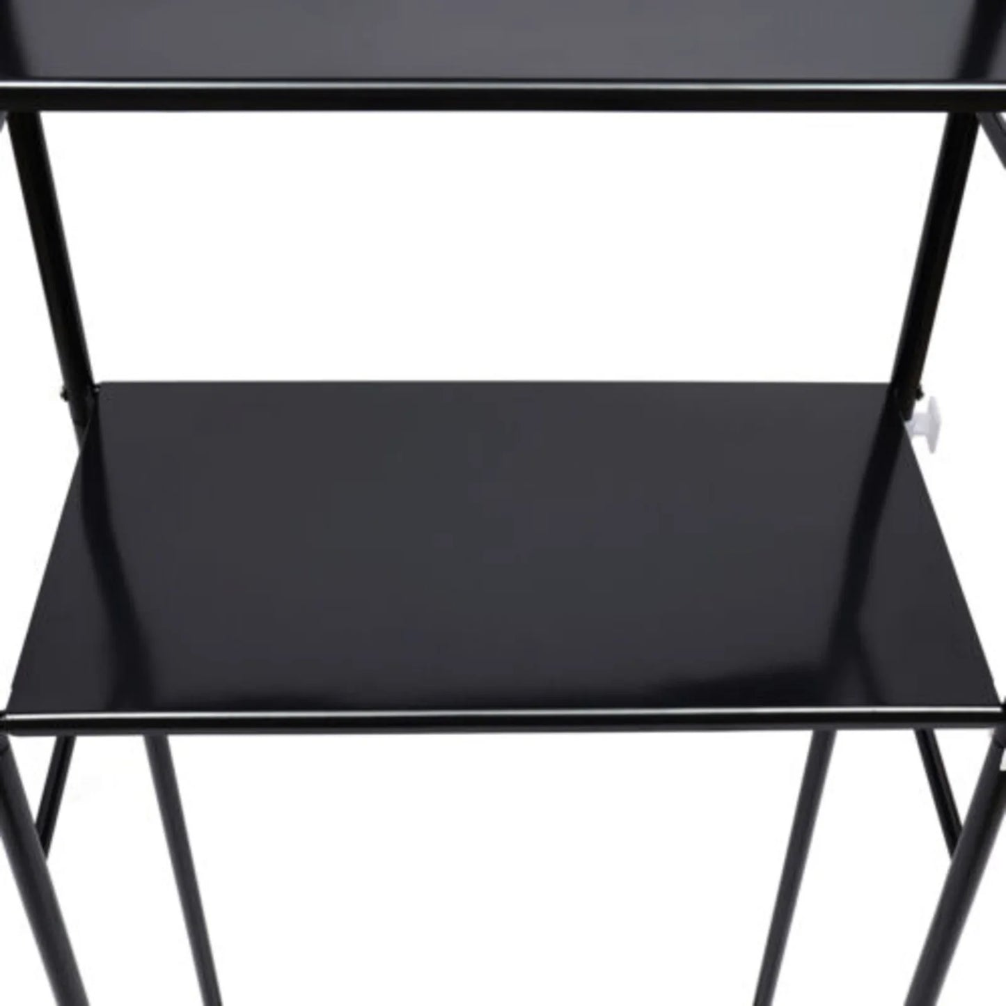 Black Metal 4-Tier Over The Toilet Rack Space Saver Organizer Storage For Bathroom