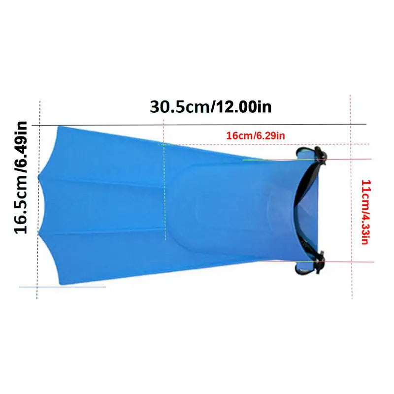 lightweight fins Swim Flippers Diving Frog Shoes Adjustable Ankle Strap Rubber Swim Fins Build Leg Strength diving equipment