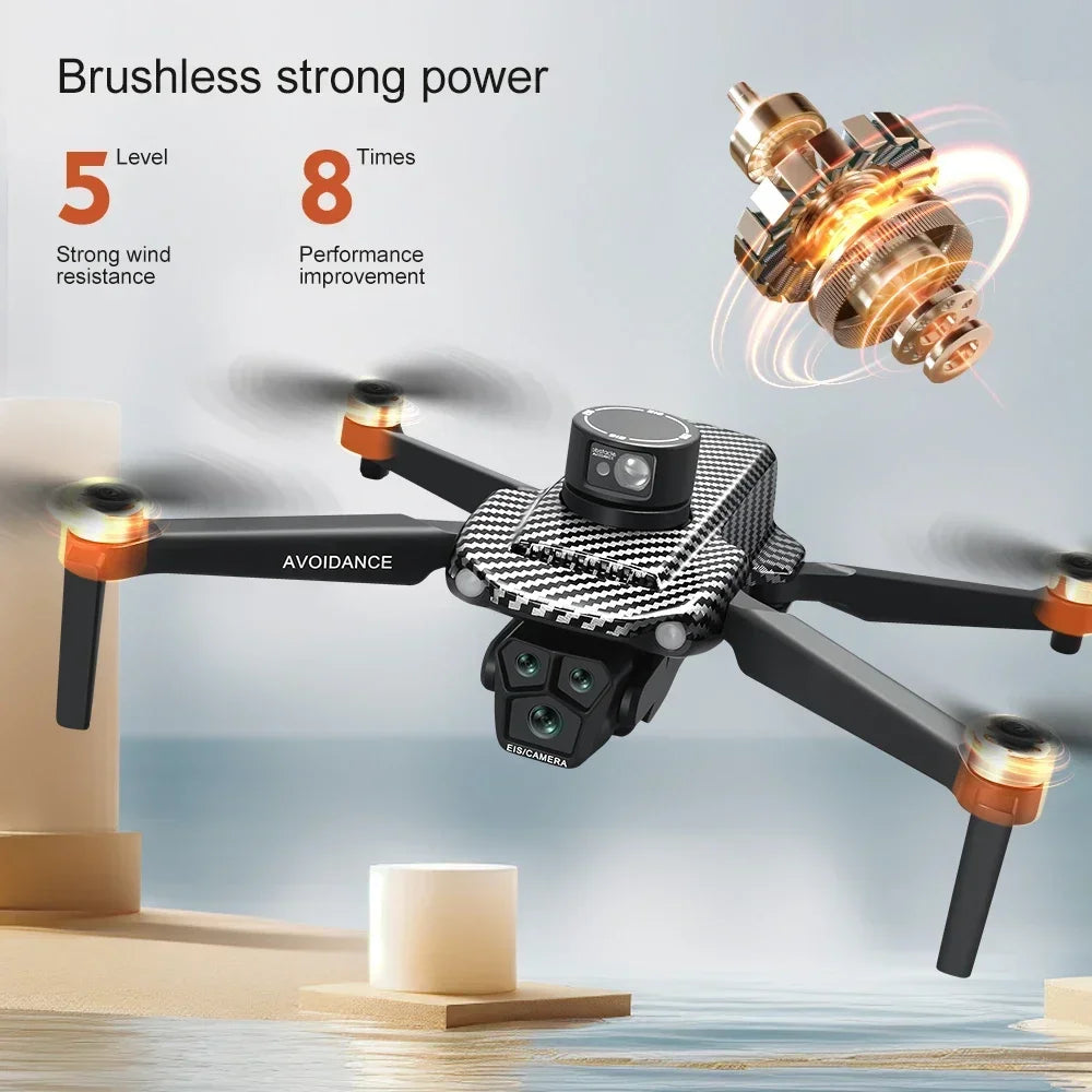 GPS Drone With 4.5inch LCD Remote Control Toys Brushless Motor RC Quadcopter 5G Digital Transmission 4K Drone With Camera U198