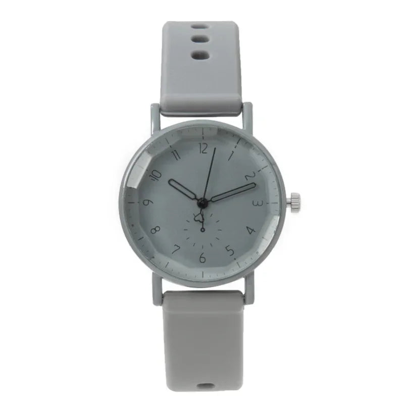 2025 New Women Watch Fashion Silicone Strap Quartz Watch Student Sports Wristwatch Relojes Para Mujer Dropshipping Clock