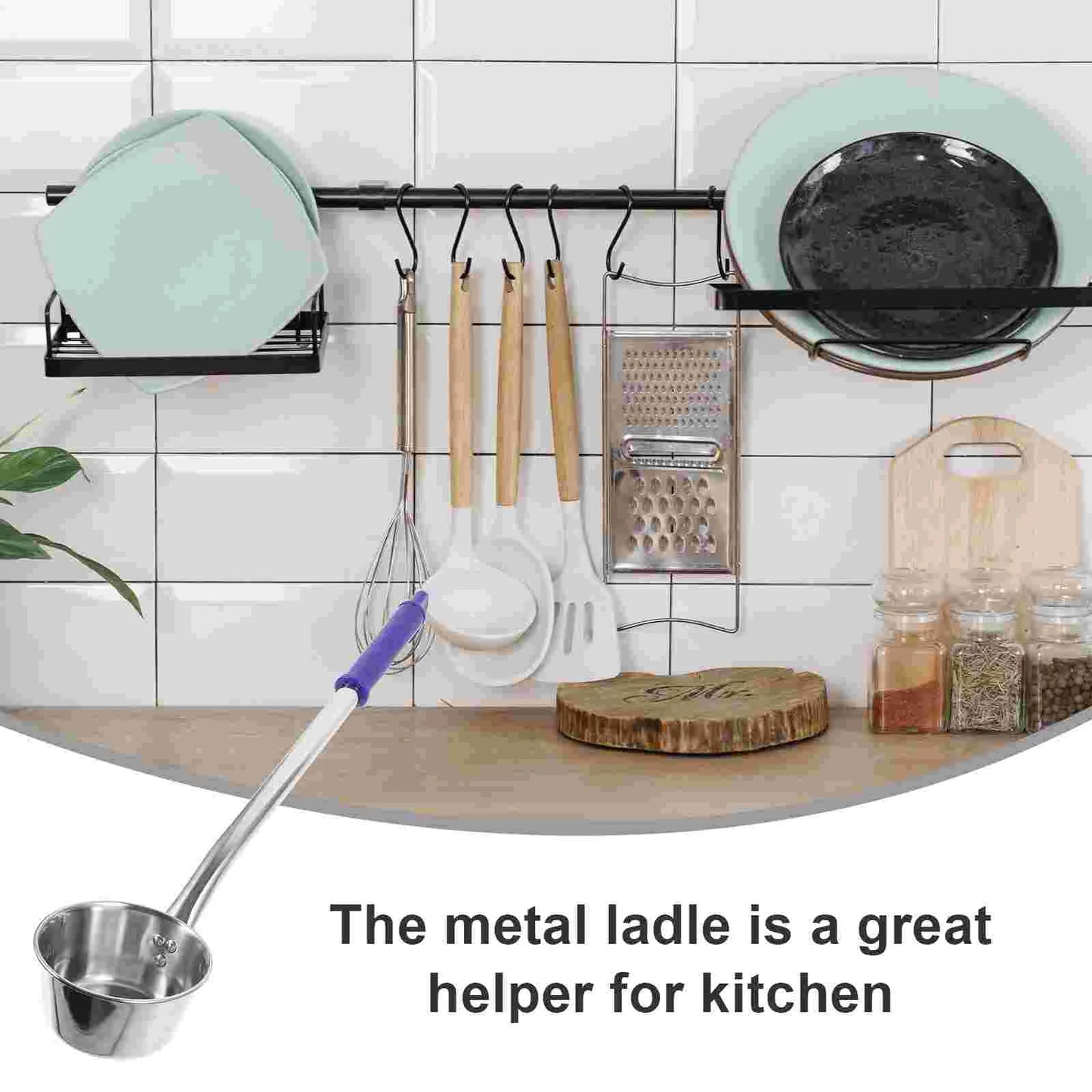 Baby Spoons Stainless Steel Convenient Water Metal 3900X1000X1000CM Soup Ladle