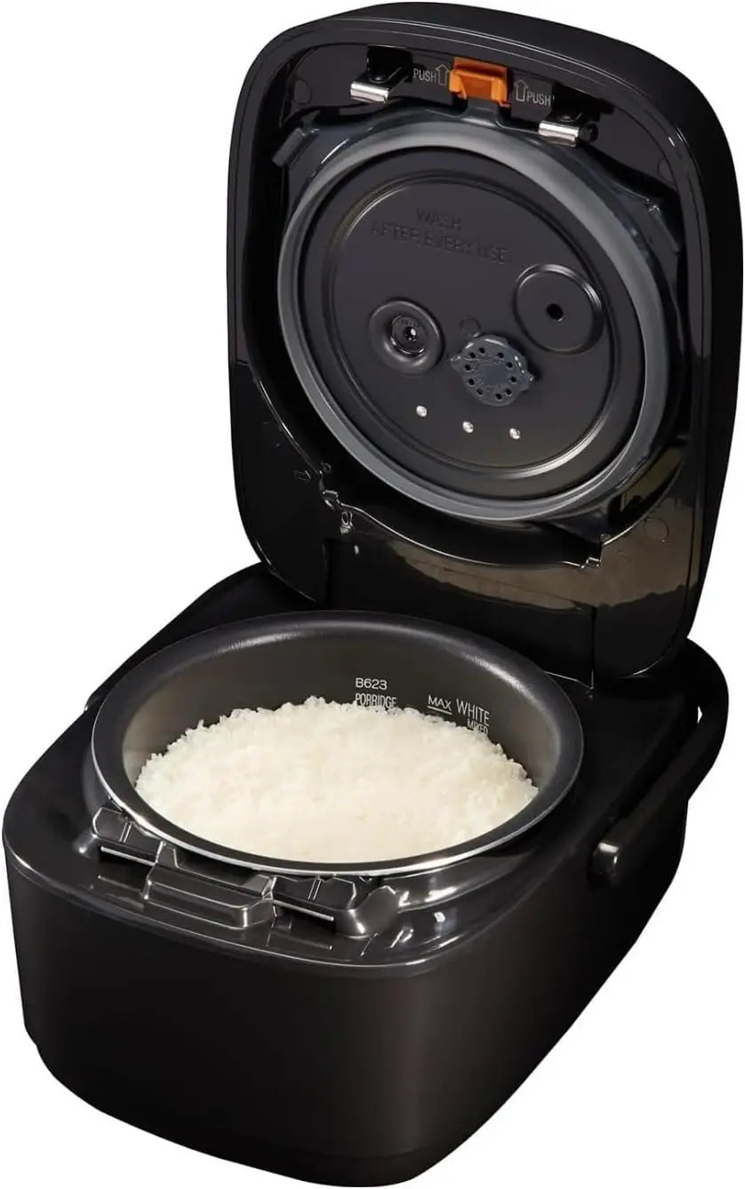NW-JEC10BA Pressure Induction Heating (IH) Rice Cooker & Warmer, 5.5-Cup, Made in Japan