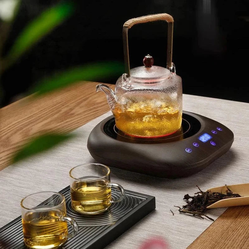 1200W Electric Heater Stove Tea Maker Hot Cooker Plate Heating Furnace Mini Induction Stove Multicooker Smart Tea Stove 220V
