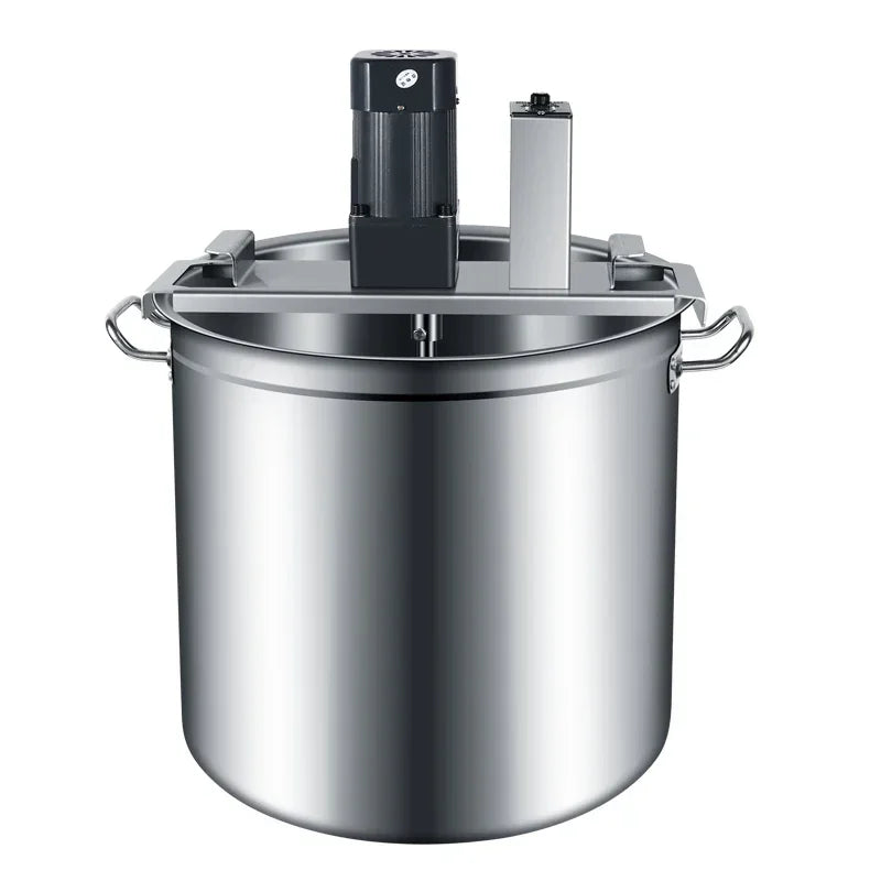 Fully Automatic Commercial Blender Stir Fry Pan Stainless Steel Barrel Non Stick Pan Increase Capacity Frying Machine Boil Sauce