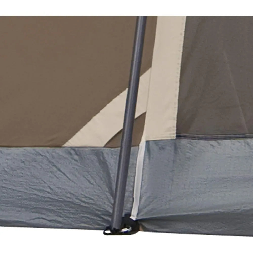 Camping Tent with Screened Porch, Weatherproof 6-Person Family Tent with Included Rainfly and Carry Bag