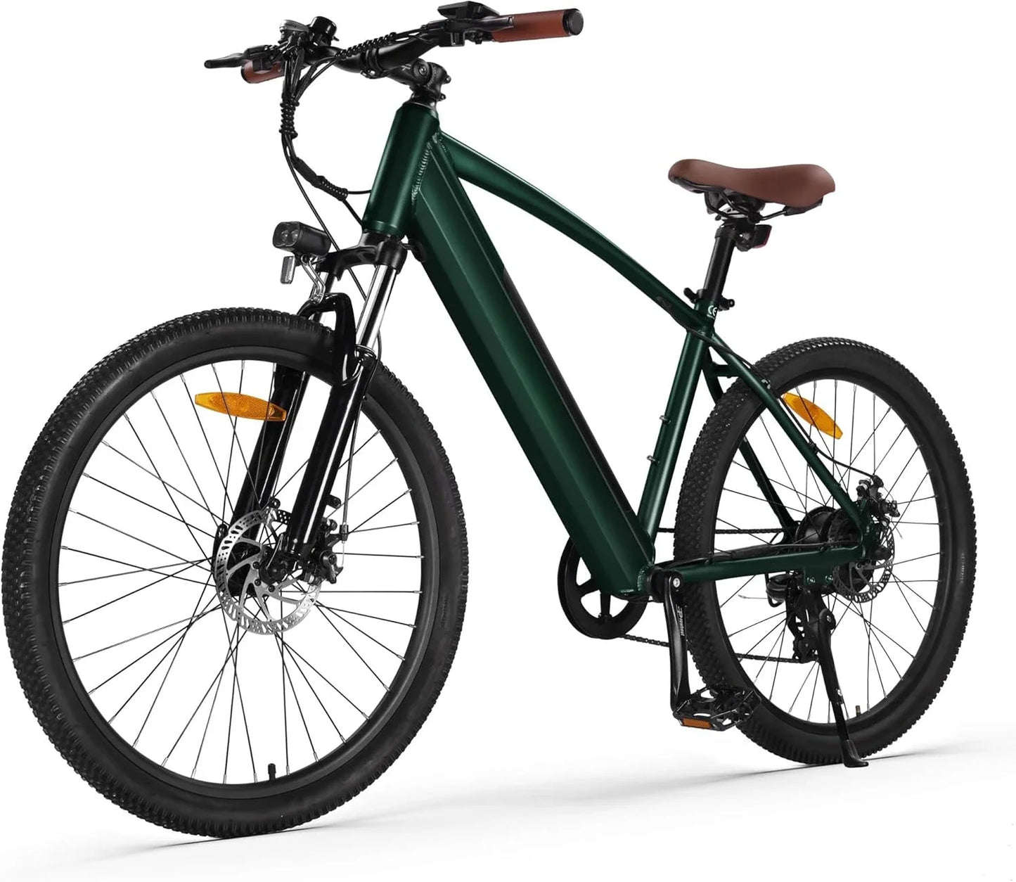 Electric Mountain Bike Removable Built in Battery, 350W(Peak 500W) Brushless Motor, Bicycle with 7 Speed, Max 50 Miles