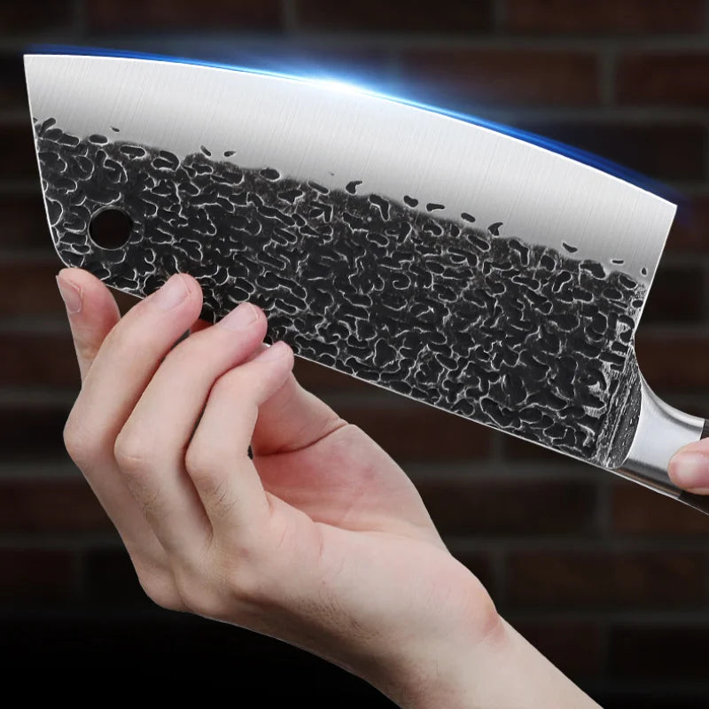 PLYS Household Hand Forged Chopping Knife Sharp Meat Cutter Ladies Slicing Knife Chef Knife Vegetable Kitchen Knife Tools