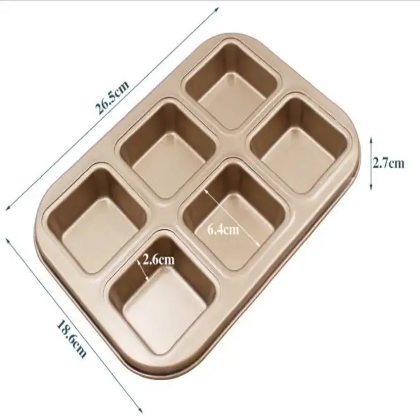 Set of 12 Durable Non-Stick Square Mini Household Baking Pan Oven Trays Tools for Bread Burger Muffin Cupcake - Convenient Cake