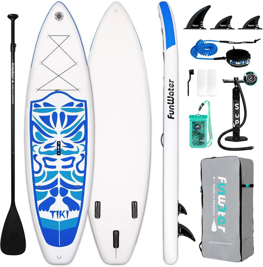 Inflatable Ultra-Light Stand Up Paddle Board for All Skill Levels with Premium SUP Paddleboard Accessories