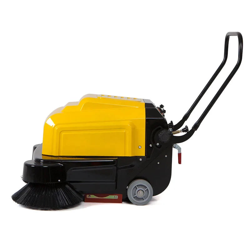 Electric Sweeper 65kg 35l Walk-Behind Road Cleaning Machine Road Dust Street Sweeper Clean Machine