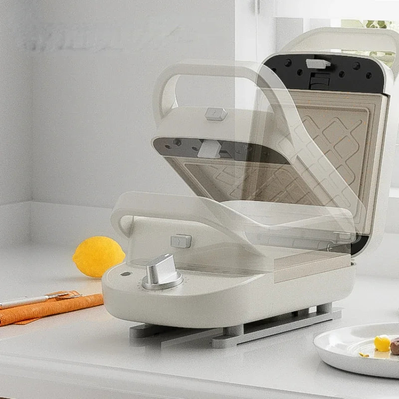 Ceramic Enamel Coated Sandwich Toaster Bread Machine Home Appliance Timed Multifunctional Home Small Toast Waffle Maker